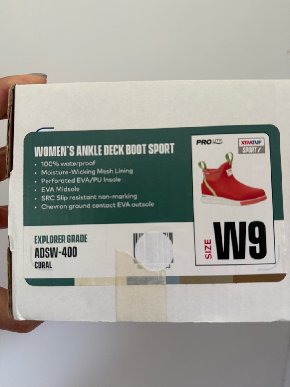 NEW XTRATUF Women's Women's Ankle Sport Deck Boot | Size 9 - Picture 12 of 13